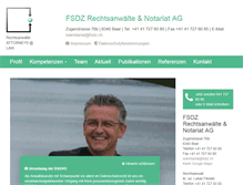 Tablet Screenshot of fsdz.ch
